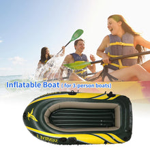 Load image into Gallery viewer, 2/3Person PVC Inflatable Raft Double Valve With 2 Paddles Load 300kg
