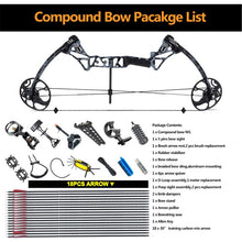 Load image into Gallery viewer, 19-70lbs Adjustable Hunting M1 Compound Bow Set
