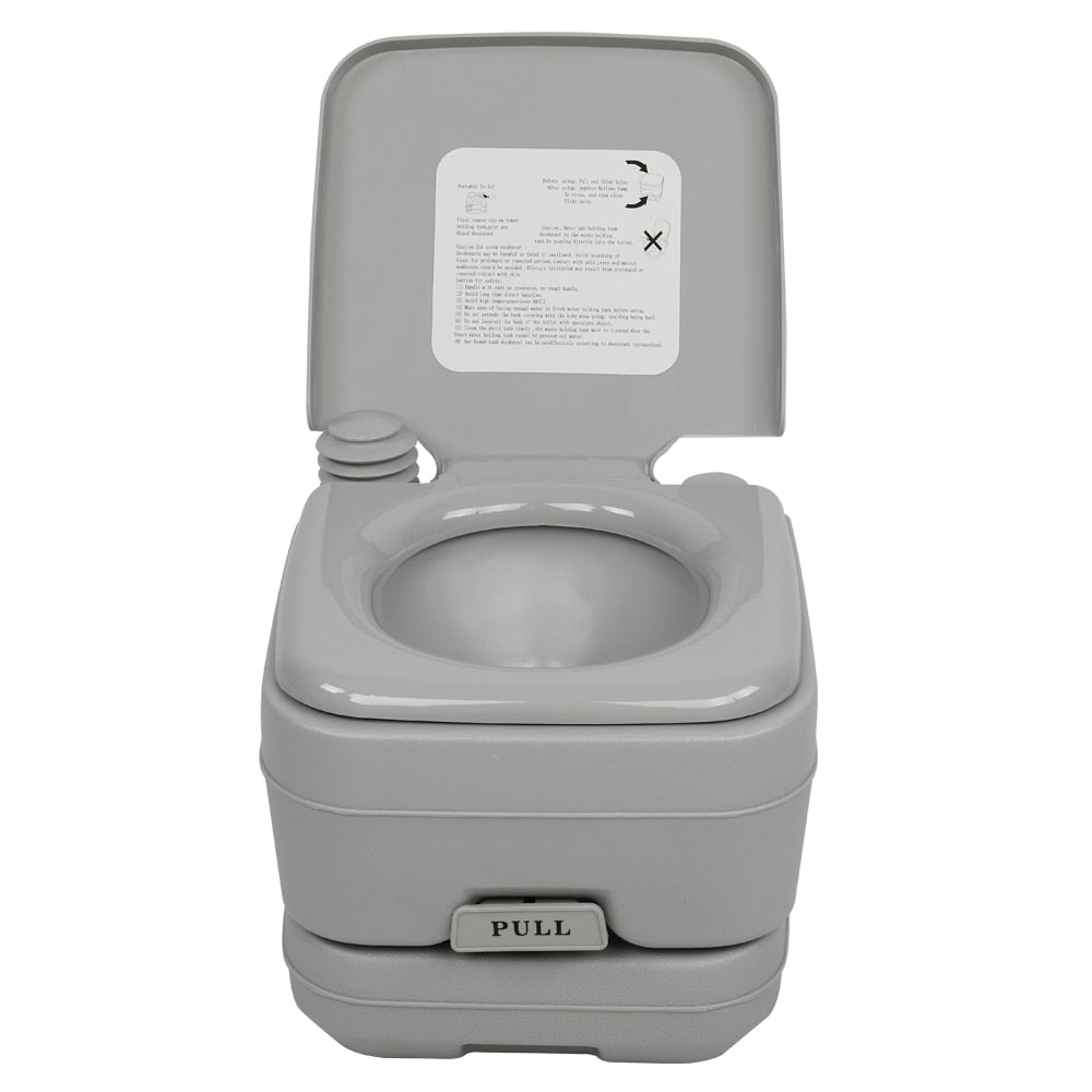 Portable Flush Toilet for Car, Tent, or Camping Removable 10L Odor Proof Leak Proof