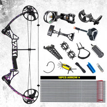 Load image into Gallery viewer, 19-70lbs Adjustable Hunting M1 Compound Bow Set
