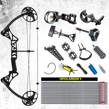 Load image into Gallery viewer, 19-70lbs Adjustable Hunting M1 Compound Bow Set
