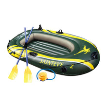 Load image into Gallery viewer, 2/3Person PVC Inflatable Raft Double Valve With 2 Paddles Load 300kg
