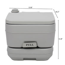 Load image into Gallery viewer, Portable Flush Toilet for Car, Tent, or Camping Removable 10L Odor Proof Leak Proof
