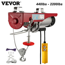 Load image into Gallery viewer, VEVOR Electric Cable Hoist Winch
