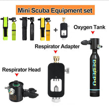 Load image into Gallery viewer, DIDEEP 2PCS 500ML Mini Scuba Tank Refillable Design
