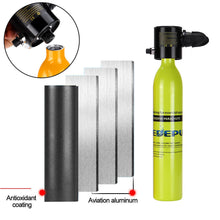 Load image into Gallery viewer, DIDEEP 2PCS 500ML Mini Scuba Tank Refillable Design
