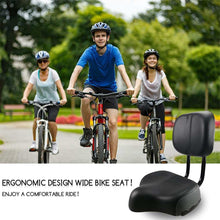 Load image into Gallery viewer, 37*32*16cm Universal Wide Bicycle Seat with Backrest
