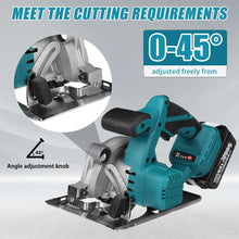 Load image into Gallery viewer, 1600W 18V 125mm Brushless Circular Saw
