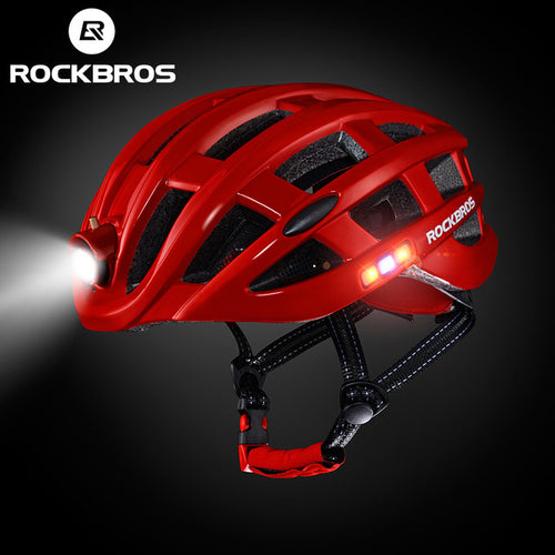 ROCKBROS Ultralight Cycling Helmet With Light - outdorrz