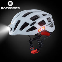 Load image into Gallery viewer, ROCKBROS Ultralight Cycling Helmet With Light - outdorrz
