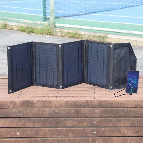 30W Foldable Solar Panel Portable Charger 5V USB - outdorrz