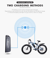 Load image into Gallery viewer, Electric 1000W fat tire beach bike cruiser - outdorrz
