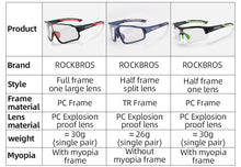 Load image into Gallery viewer, ROCKBROS Photochromic Cycling Glasses - outdorrz
