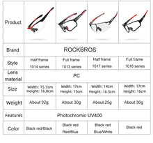 Load image into Gallery viewer, ROCKBROS Photochromic Cycling Glasses - outdorrz
