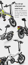 Load image into Gallery viewer, ZHENGBU 16 Inch Mini Folding Electric Bike 400W with 48V10AH Lithium Battery
