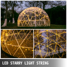 Load image into Gallery viewer, VEVOR Bubble Garden Dome 9.5/12ft With LED PVC Cover - outdorrz
