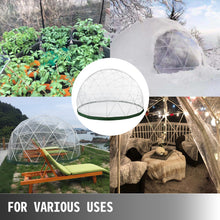 Load image into Gallery viewer, VEVOR Bubble Garden Dome 9.5/12ft With LED PVC Cover - outdorrz
