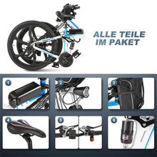 Load image into Gallery viewer, 26inch Foldable Electric Mountain Bike with Lithium-Ion Battery
