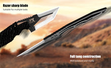 Load image into Gallery viewer, XYJ 2pcs Tanto Tactical Knife Set With Para-cord Handle - outdorrz
