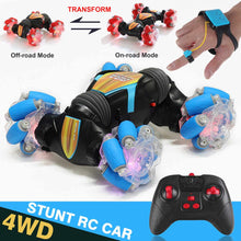 Load image into Gallery viewer, 4WD 2.4G Stunt RC Car 360° Twisting with Light and Music - outdorrz
