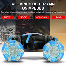 Load image into Gallery viewer, 4WD 2.4G Stunt RC Car 360° Twisting with Light and Music - outdorrz
