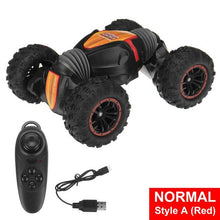 Load image into Gallery viewer, 4WD 2.4G Stunt RC Car 360° Twisting with Light and Music - outdorrz
