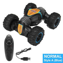 Load image into Gallery viewer, 4WD 2.4G Stunt RC Car 360° Twisting with Light and Music - outdorrz
