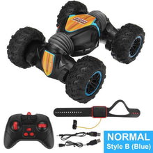 Load image into Gallery viewer, 4WD 2.4G Stunt RC Car 360° Twisting with Light and Music - outdorrz
