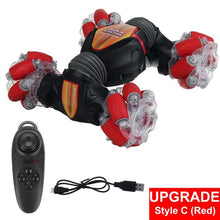 Load image into Gallery viewer, 4WD 2.4G Stunt RC Car 360° Twisting with Light and Music - outdorrz
