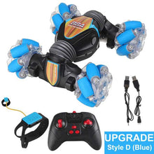 Load image into Gallery viewer, 4WD 2.4G Stunt RC Car 360° Twisting with Light and Music - outdorrz
