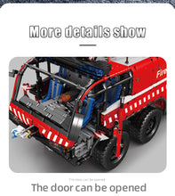 Load image into Gallery viewer, MOULD KING 19004 High-Tech APP RC MOC-4446 Airport Crash Tender Motor - outdorrz
