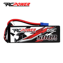 Load image into Gallery viewer, RCPOWER 3S 4S 6S 5000mAh 11.1V 22.2V Lipo Battery 65C With EC5 Plug - outdorrz
