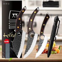 Load image into Gallery viewer, QING Knife Set Anti-rust Fixed Blade - outdorrz
