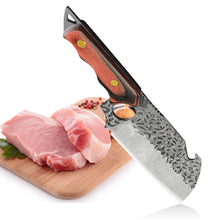 Load image into Gallery viewer, Full Tang 6.5 Inch Kitchen Knife Cleaver High Carbon Steel - outdorrz
