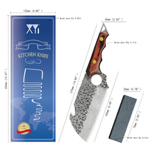 Load image into Gallery viewer, Full Tang 6.5 Inch Kitchen Knife Cleaver High Carbon Steel - outdorrz
