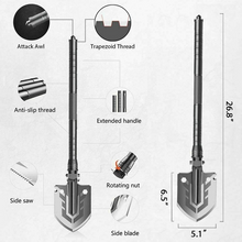 Load image into Gallery viewer, Portable Tactical Multi-Tool Shovel
