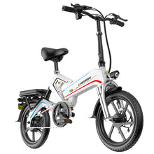 Load image into Gallery viewer, ZHENGBU 16 Inch Mini Folding Electric Bike 400W with 48V10AH Lithium Battery
