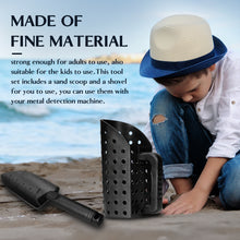 Load image into Gallery viewer, 2 PCS Black Metal Sand Scoop and Shovel Set
