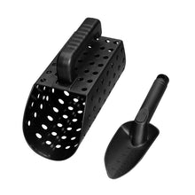 Load image into Gallery viewer, 2 PCS Black Metal Sand Scoop and Shovel Set
