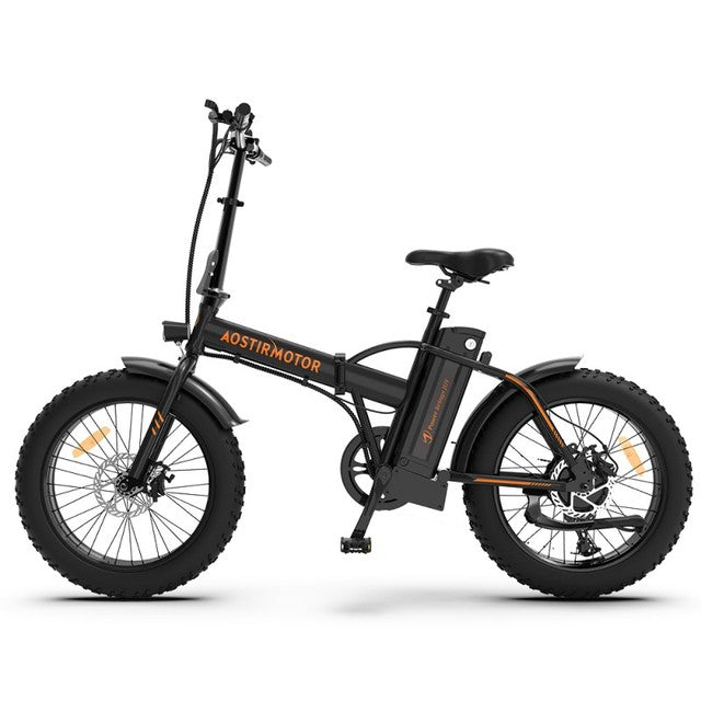 AOSTIRMOTOR A20 Folding 500W Mountain E-Bike With 20in Fat Tire's