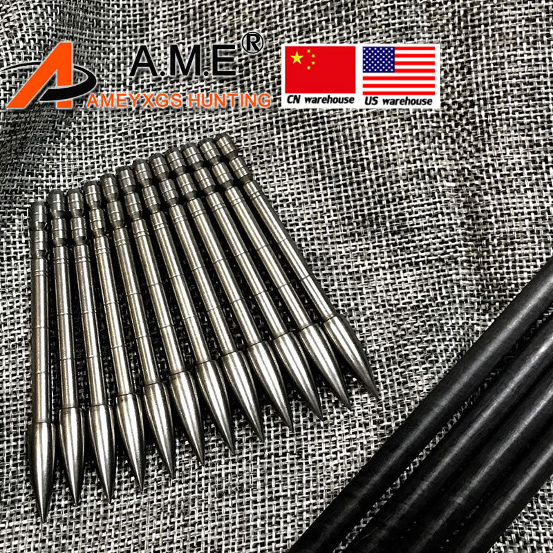 12Pcs 100/120/150Grain Target Broadhead Arrow Tips - outdorrz