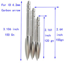 Load image into Gallery viewer, 12Pcs 100/120/150Grain Target Broadhead Arrow Tips - outdorrz
